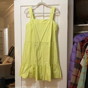 Lemon lime yellow sundress from loft
